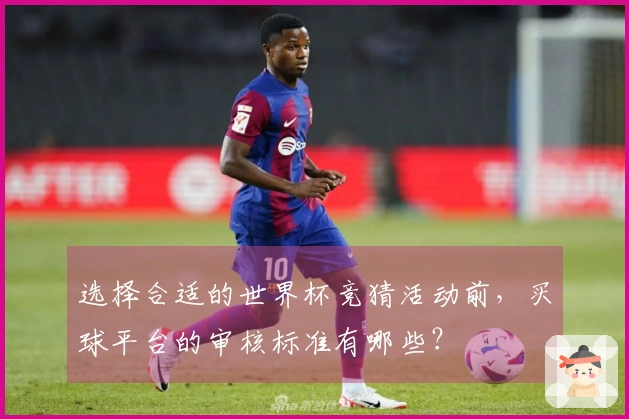 选择合适的世界杯竞猜活动前，买球平台的审核标准有哪些？